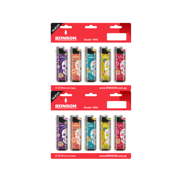 Pack Ronson Colourlite Motivos x5